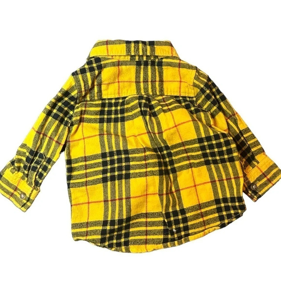 Hannah Andersson baby button down shirts lot of 2 6-12 months - Picture 4 of 12